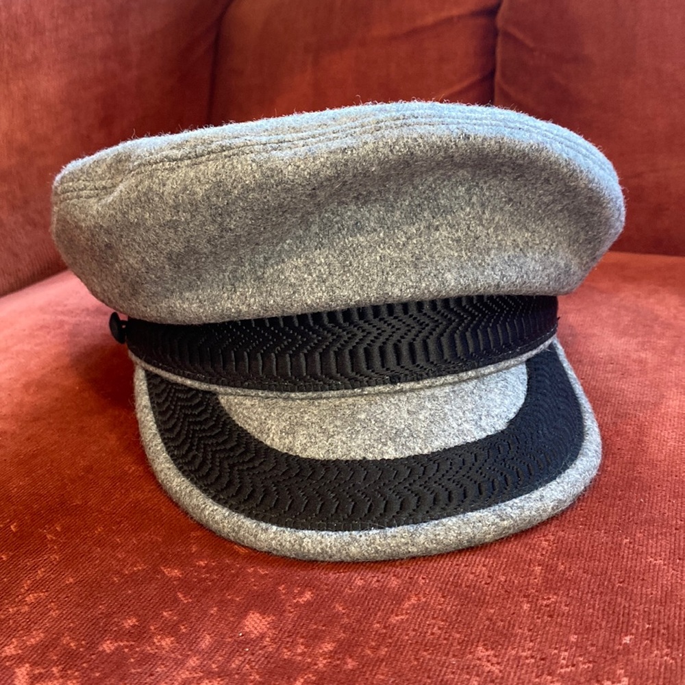 Vintage Wool Fisherman Cabbie Hat